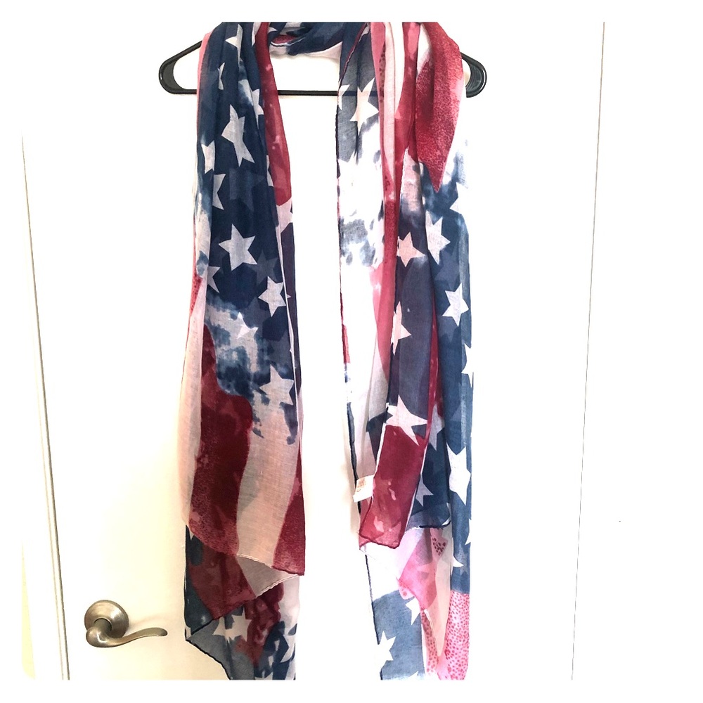 American flag scarf